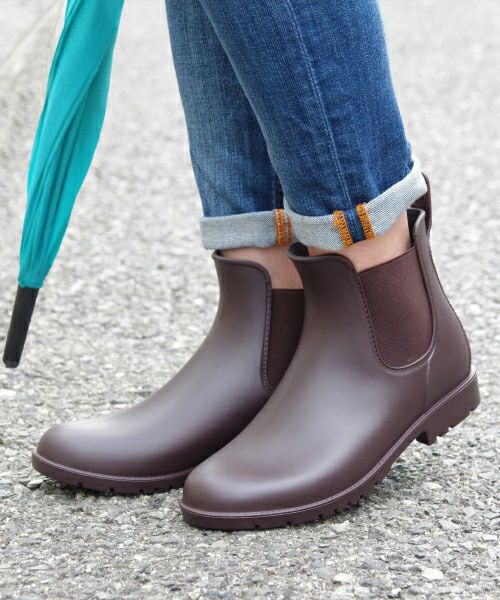 レインサイドゴアショートブーツ　SUN00706