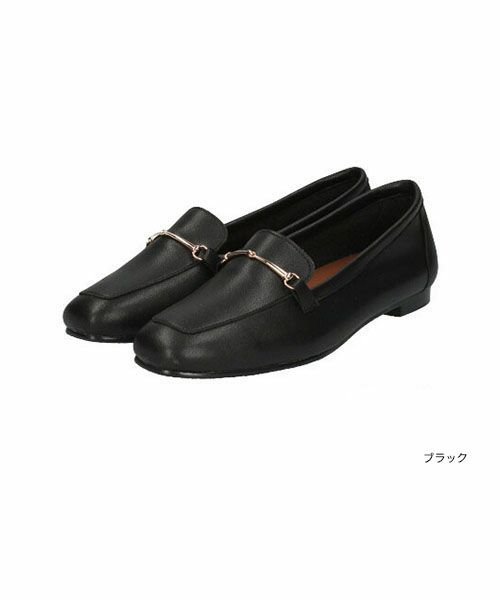 ビットモチーフローファーSW222602 | フラットの通販｜マーレ