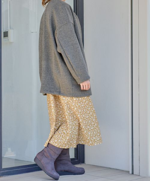 撥水加工付き防水ファーミドルブーツ KLZ232728