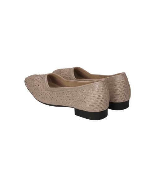ビジュー付きニットフラットシューズ SE241617