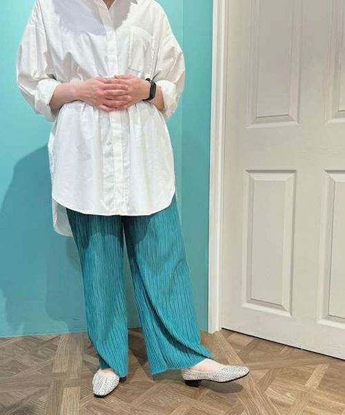 スクエアトゥメッシュフラットシューズ SE241620