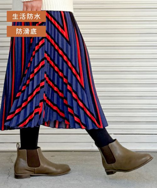 未使用品　COLE HAAN 24.5㎝　 ブルーデニム　サイドゴアブーツ 未使用品 COLE HAAN 24.5㎝ ブルーデニム サイドゴアブーツ