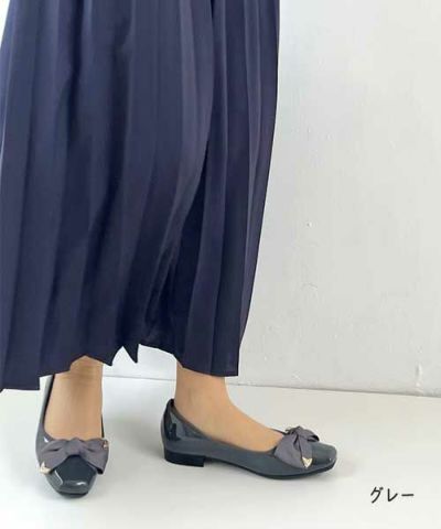 【セール】<br>リボンフラットシューズ SE251623