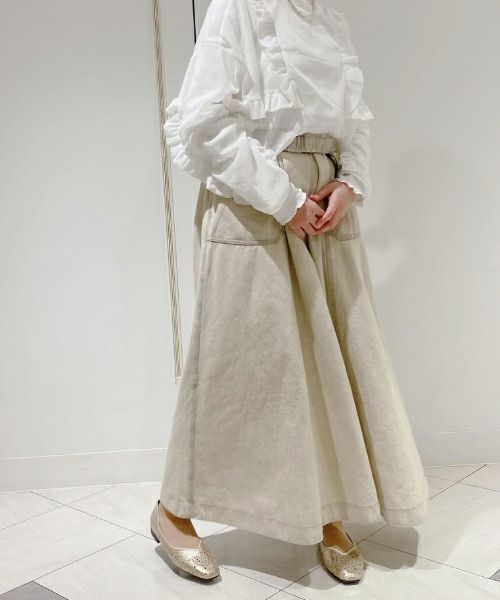 カットワークメタフラットシューズSE251626