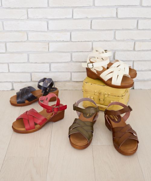 手染めクロスサンダル HP251423