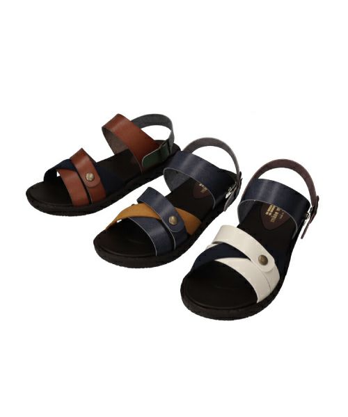 スエードコンビ手染めサンダル MD251805