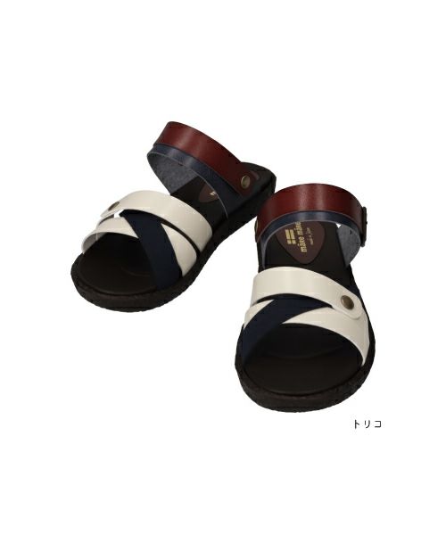 スエードコンビ手染めサンダル MD251805