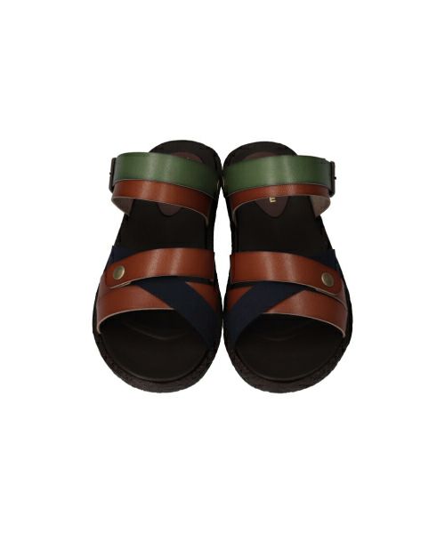 スエードコンビ手染めサンダル MD251805