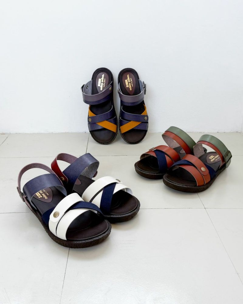 スエードコンビ手染めサンダル MD251805