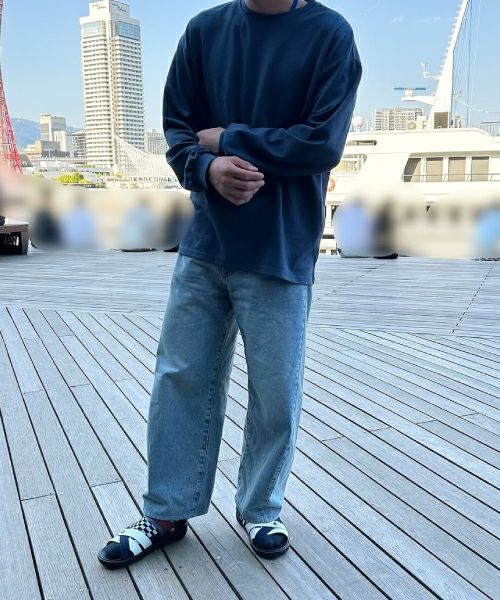 スエードコンビ手染めサンダル MD251805