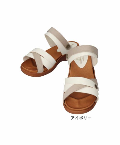 2WAYスエードコンビ手染めサンダルHP251417