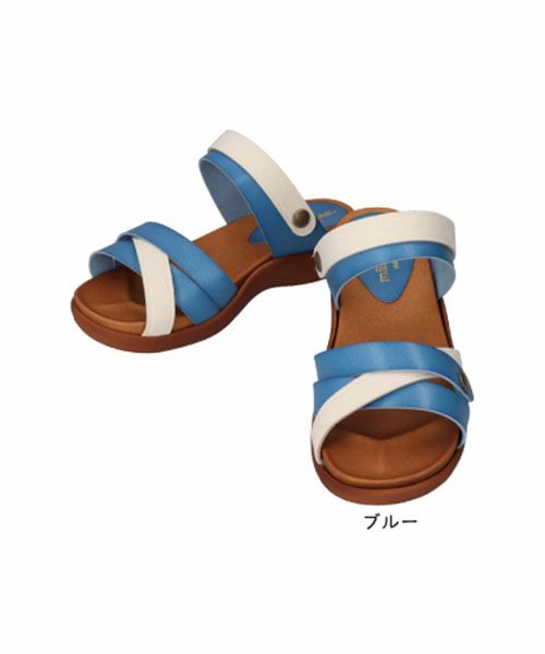 2WAYスエードコンビ手染めサンダルHP251417
