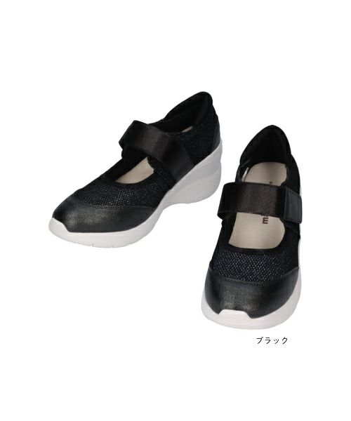ゴムベルトラメコンフォートシューズ　IC251345