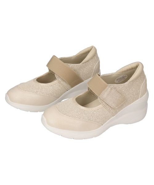 ゴムベルトラメコンフォートシューズ　IC251345