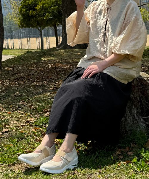 ゴムベルトラメコンフォートシューズ　IC251345