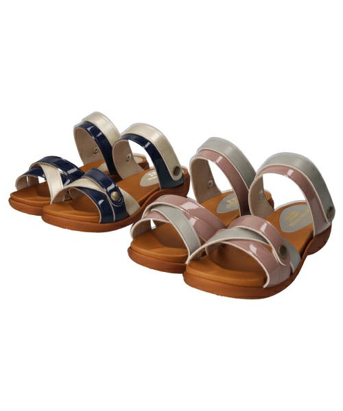 2WAYエナメルコンビサンダルHP251417A