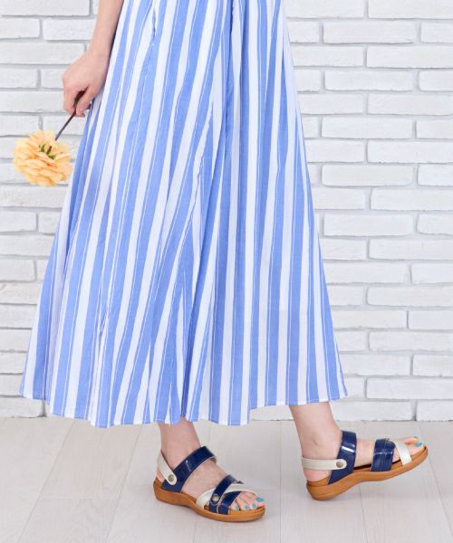 2WAYエナメルコンビサンダルHP251417A