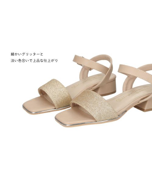 グリッターサンダルTH251402