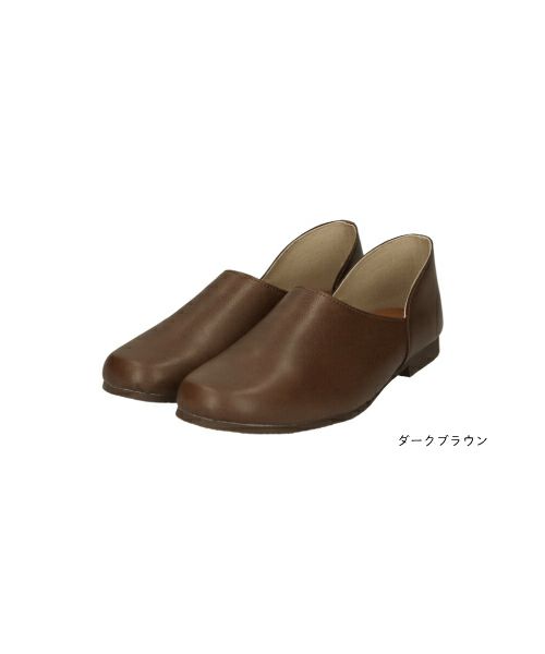 甲深フラットシューズRB252305