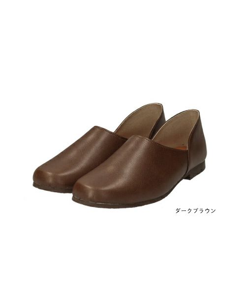 甲深フラットシューズRB252305
