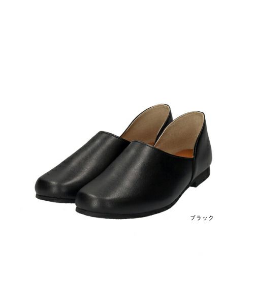 甲深フラットシューズRB252305