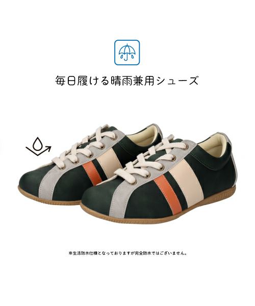 防水2本ラインスニーカーWX252102