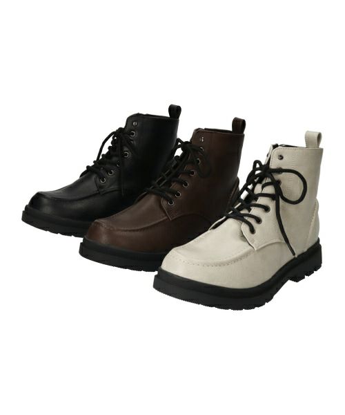防水モカ付きレースアップブーツKLZ252727