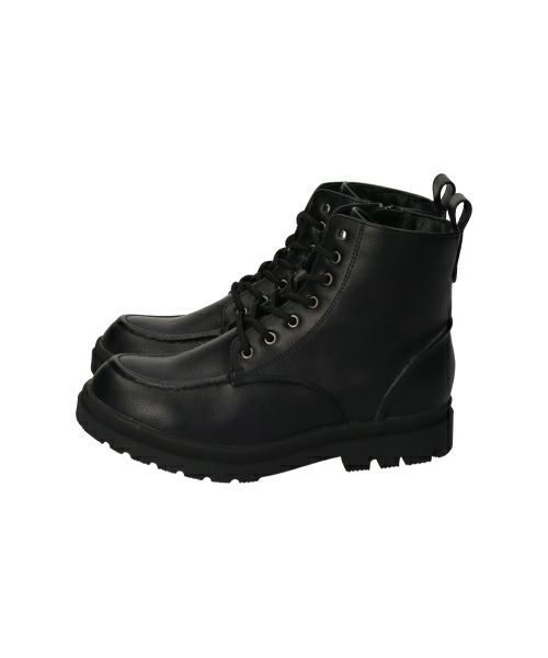 防水モカ付きレースアップブーツKLZ252727