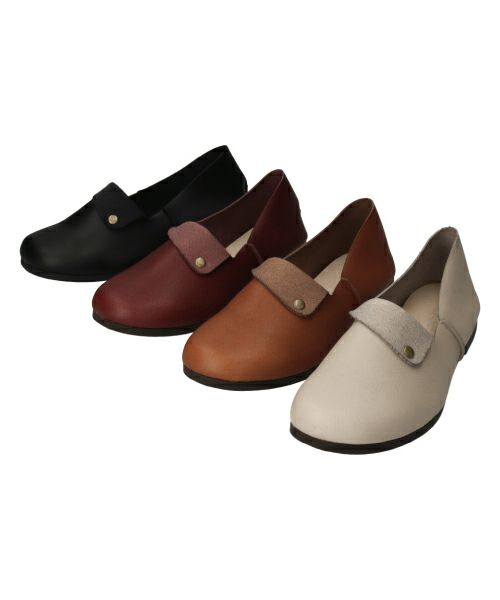 手染めボタンコンフォートシューズ MD252315