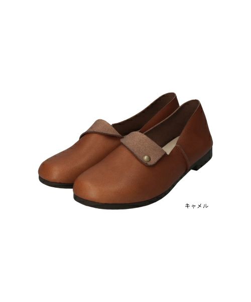 手染めボタンコンフォートシューズ MD252315