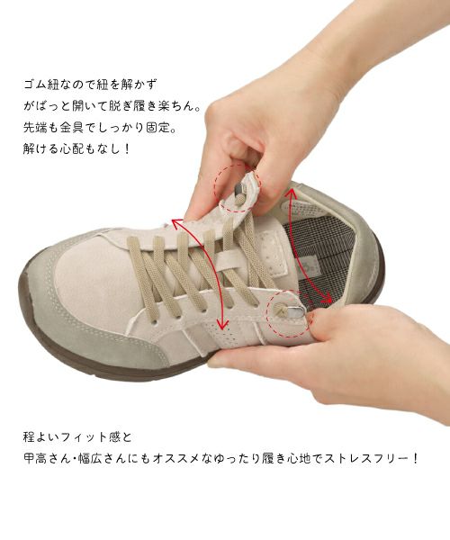 エアロゴム紐スニーカー IC252112