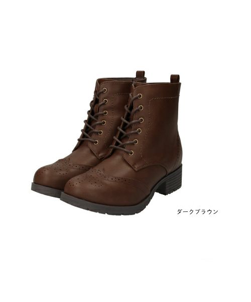 防水ウィングチップレースアップブーツKLZ252701 | ブーツの通販