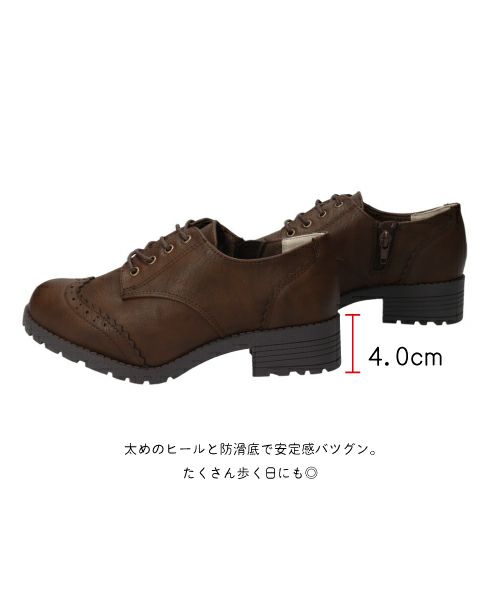  防水防滑ウィングチップコンフォートシューズKLZ252310