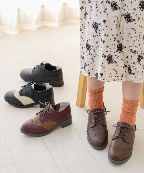  防水防滑ウィングチップコンフォートシューズKLZ252310