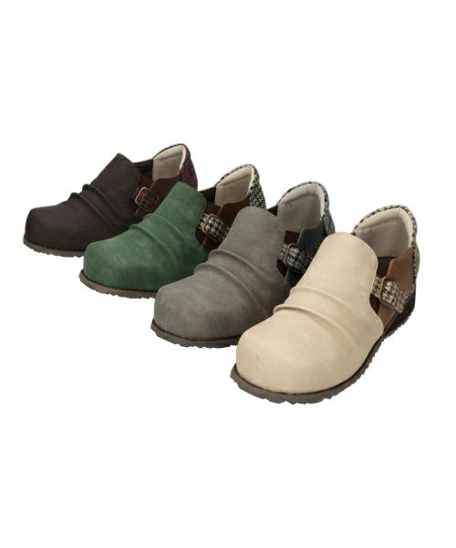 千鳥柄ベルトスリッポンシューズKLZ252313