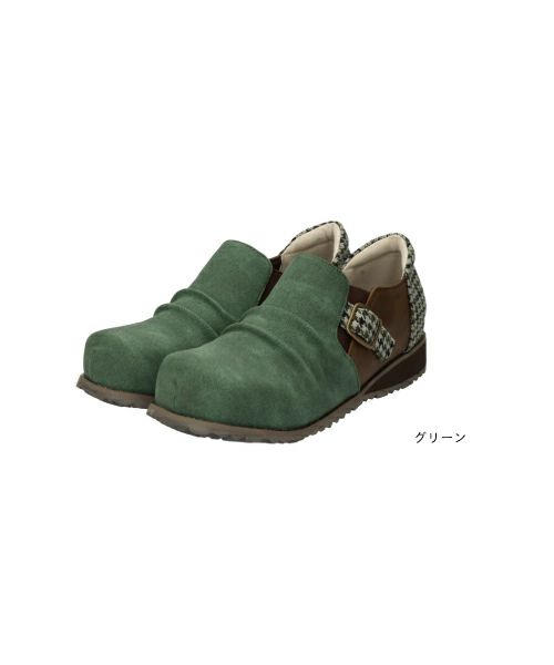 千鳥柄ベルトスリッポンシューズKLZ252313