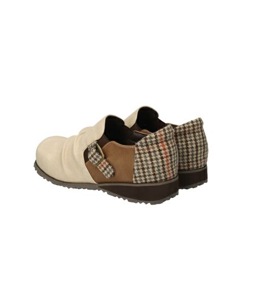 千鳥柄ベルトスリッポンシューズKLZ252313