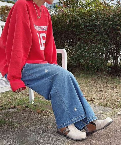 千鳥柄ベルトスリッポンシューズKLZ252313