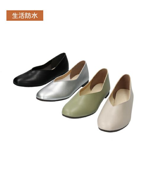 防水スクエアVカットシューズMD261626